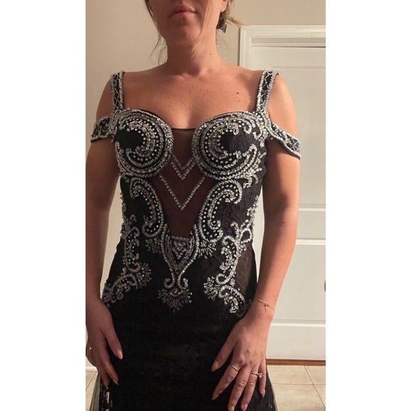 Jovani Sequin Evening Dress with Sequins - Picture 5 of 10
